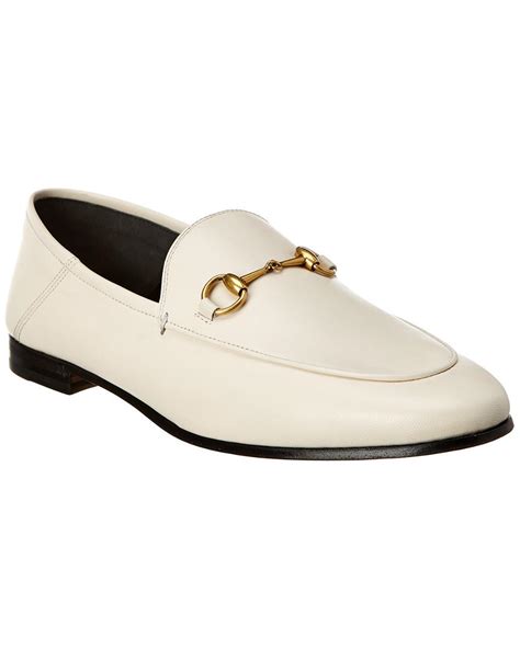 gucci horsebit white|white gucci loafers women.